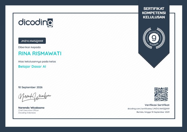 Certificate preview